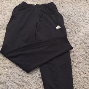 Tapered leg adidas track pants